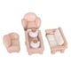 thumbnail image 4 of Conjunto de muebles en miniatura para casa de muñecas, manualidades, juegos de rol, miniaturas clásicas 6 piezas, 4 of 9