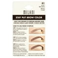 thumbnail image 5 of Milani Stay Put Brow Color, Soft Brown, 0.09 oz, 5 of 5