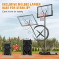 Basketball Hoop Outdoor 10ft Adjustable, Portable Basketball Hoop Goal