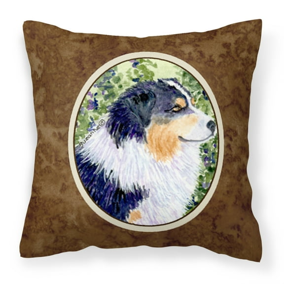 Australian Shepherd Fabric Decorative Pillow