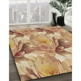 thumbnail image 3 of Ahgly Company Machine Washable Indoor Rectangle Transitional Yellow Orange Area Rugs, 7' x 9', 3 of 7