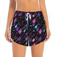 thumbnail image 2 of Sigee Colorful Guitar for Women's Athletic Shorts High Waisted Running Shorts Pocket Sporty Short Gym Elastic Workout ShortsX-Large, 2 of 9