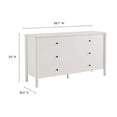 thumbnail image 4 of Dresser Drawer Chest, White, Wood, Hotel Bedroom, Modern Contemporary, HB37724, 4 of 10