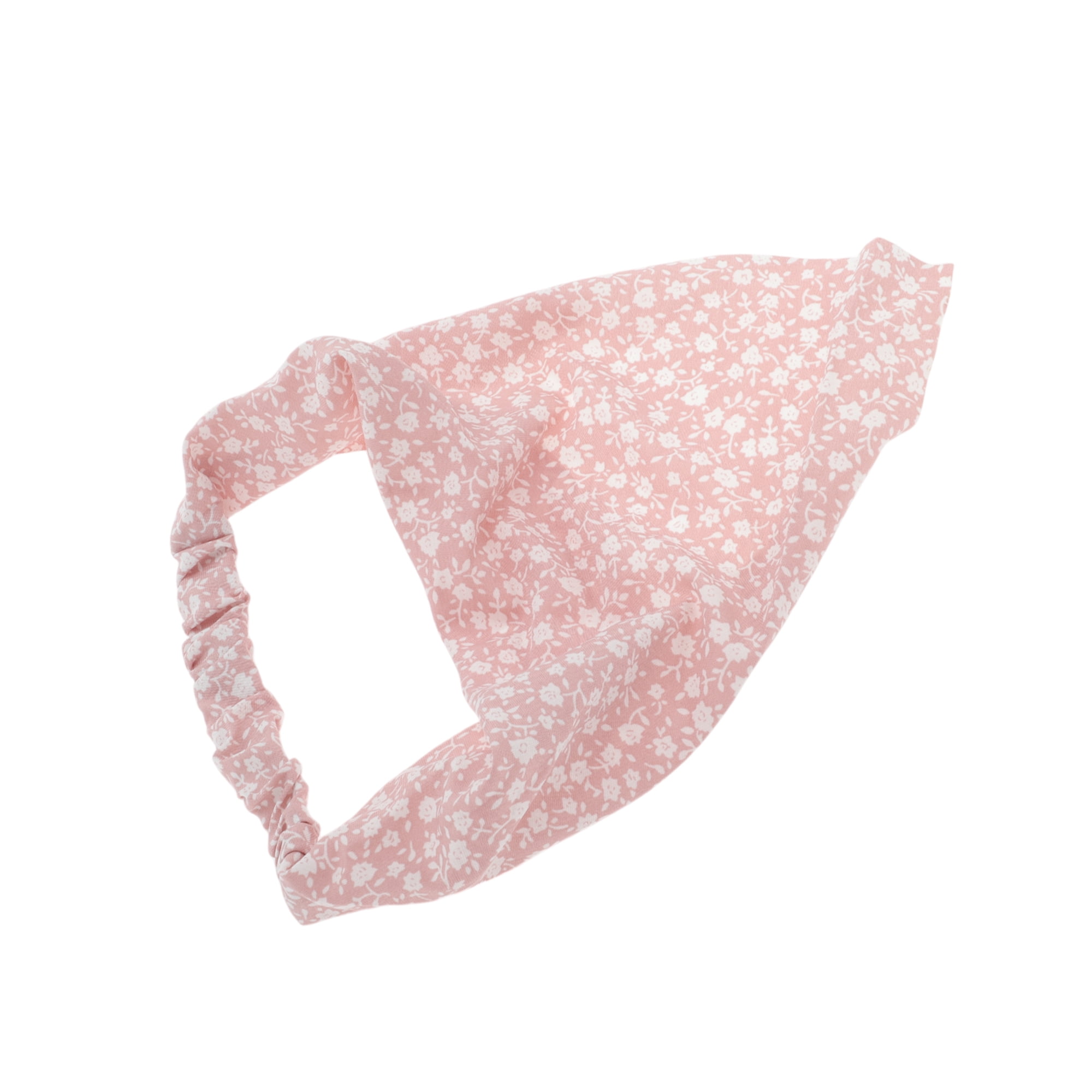 Unique Bargains 1pc Stylish and Comfortable Grace Floral Headwrap Pink