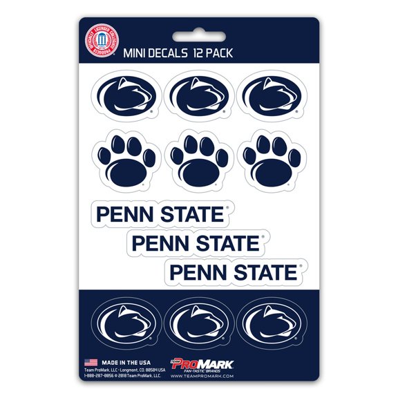 Fanmats, Pennsylvania State University Mini Decal 12-pk
