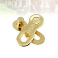 thumbnail image 1 of Milisten 4Set Trailer Chain Connector Steel Golden Simple Disassembly Chain Buckle 2.1X0.82In, 1 of 8