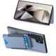 thumbnail image 5 of For Samsung Galaxy S25 Ultra Case with Card Holder Kickstand Leather Back Cover - Blue, 5 of 5