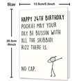 thumbnail image 3 of Tarjeta de cumpleaños Smithtuy 24.º diseño divertido con jerga Gen Z, 3 of 7