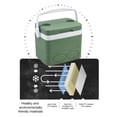 thumbnail image 3 of Caja Almacenamiento Alimentos Con Cubo Enfriamiento para 8 5 L Asa Picnic en La Playa Y Camping, 3 of 9