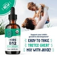 thumbnail image 2 of VIMERGY Kids USDA Organic Liquid B12– 55 ml | Ages 1-18 |, 2 of 9