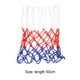 thumbnail image 2 of Canasta de aro de baloncesto Red de baloncesto para todo clima Entretenimiento deportivo tricolor, 2 of 5