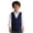 Navy, variant on Kids Vest Sleeveless Button Up Dark Blue Vest Suit Back To School Clothes Kid Boys Formal Vest Boys Holiday Outfits 5-6 Years