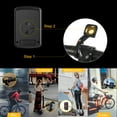 thumbnail image 2 of Graflsoa 2.4" Large Color Screen Wireless Bike Computer with Bluetooth 4.2, GPS Navigation, and Smartphone Connectivity for Cycling Enthusiasts, 2 of 7