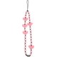 thumbnail image 1 of Baicccf Beaded Phone Lanyard Acrylic Heart Beads Phone Charm Anti- Slip Phone Chain Strap For Phone Camera Flashlight (pink), 1 of 5