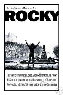 24x36 STALLONE BOXING ROCKY MOVIE POSTER 