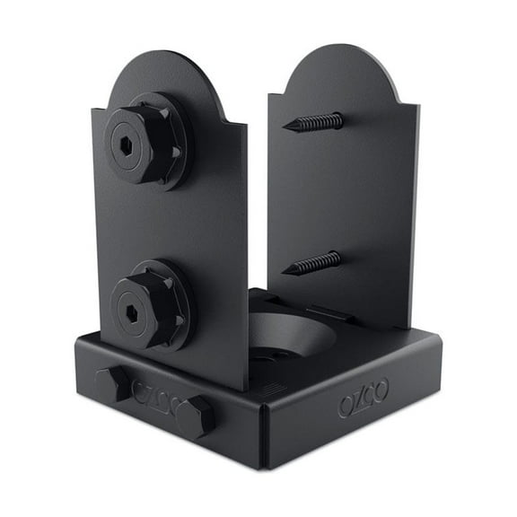 OZCO 54207 Laredo Sunset Lite 4x4 Post Base, (1 per Pack)