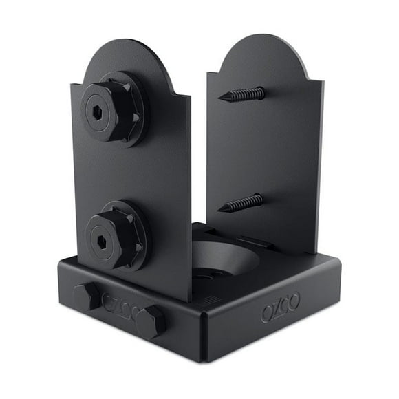 OZCO 54207 Laredo Sunset Lite 4x4 Post Base, (1 per Pack)