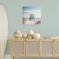thumbnail image 3 of Stupell Industries Coastal Lookout Hut Nautical & Beach Painting Wrapped Canvas Art Print Wall Art, 30 x 30, 3 of 8