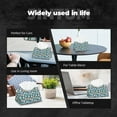 thumbnail image 7 of Zufioo Colorful Easter eggs Print Long Leather Tissue Bag, PVC Waterproof Napkin Facial Tissue Organizer Dispenser for Living Room, Office, Desk, 7 of 7