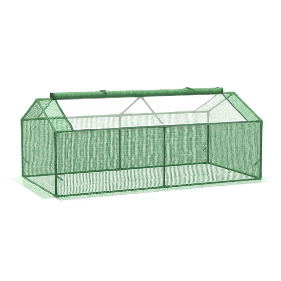 71" x 36" x 28" Mini Greenhouse Portable Hot House for Plants with Large Zipper Windows for Outdoor, Indoor, Garden, Green