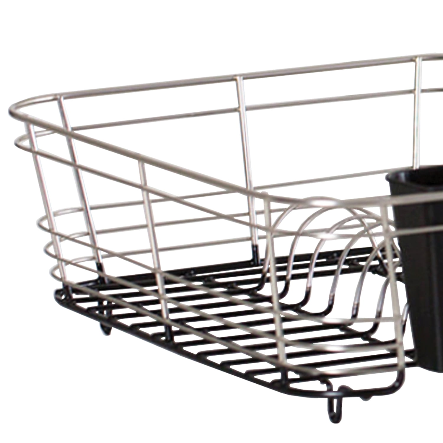 Better Houseware 1420.8 2-Piece Dish Drainer (Stainless Steel)