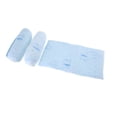 thumbnail image 4 of Almohada de algodón antivuelco para bebé, para recién nacidos, para evitar que la cabeza se aplane (azul), 4 of 14