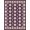 Dark Purple, Pattern 17, variant on Design&I 8'x10' Washable Area Rug Extra Large Skid-Resistant Low Profile Boho Abstract Ombre Border Watercolor Gradient Blended Purple Flowing Dynamic for Living Room, Family