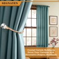 thumbnail image 3 of Curtain Holdbacks for Wall, Curtain Tieback Hooks Crystal Ball 2 Pack Decorative Modern Drapery Pull Backs Heavy Duty Window, 3 of 5