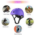 thumbnail image 4 of Yuphony Kids Bike Toddler Helmet Ages 2-8Years Boys Girls Multi-Sport Children Helmets Adjustable Cycling for Football Roller Skating Scooter Purple, 4 of 7