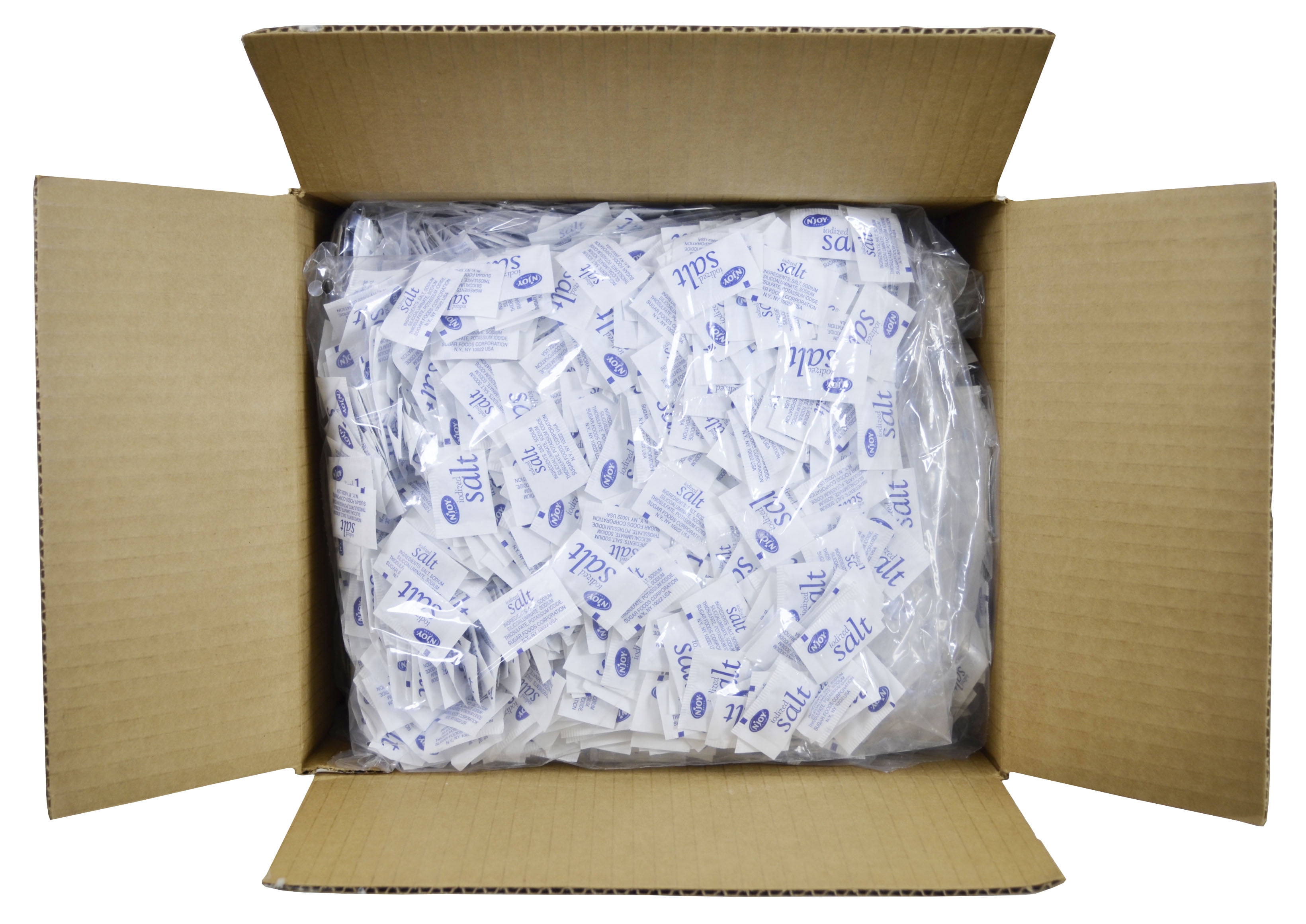 6000 PACKS : Sugar Foods N Joy Salt, 0.5 Gram