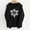 Black, variant on Sakmal Oversized Womens Christmas Hoodies Red Tops Winter Snowflakes Hoodie for Women