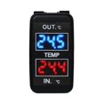 thumbnail image 3 of Dual Temperature Display Inside and Outside the Car Dual Temperature Sensor for Prado Prius, 3 of 5