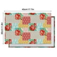 thumbnail image 5 of Pioneer Flower Floral Print Pattern Summer Placemats Table Placemats Set Of 6-Linen Kitchen Washable Placemats Table Mats 12x18 Inch Non-Slip Heat Resistant, 5 of 5