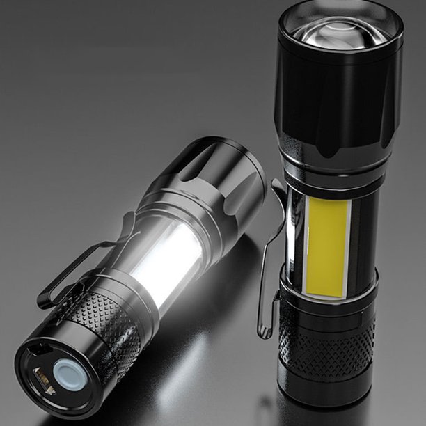 USB XPE+COB LED recargable Torca portátil Portable Flav Linterna para el hogar