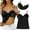 Black, variant on SNKSDGM Female Plus Size Tank Tops for Women Dressy Womens White Tank Top Undershirt Long Shelf Bra Camisoles Adjustable Spaghetti Strap Tank Tops Basic Layer M
