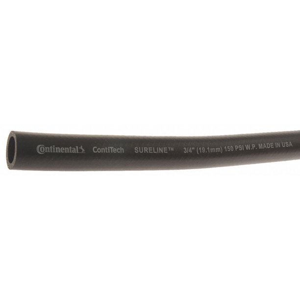 Continental Garden Hose,3/4" ID x 75 ft.,Black CWH07575G