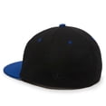 thumbnail image 6 of OC Sports TGS1930X Proflex Bamboo Charcoal Flat Visor Cap - Black Royal, 6 of 8