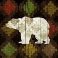 thumbnail image 2 of Mullan, Michael 15x15 White Modern Wood Framed Museum Art Print Titled - Southwest Lodge - Bear, 2 of 4