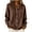 Coffee, variant on Cardigans for Women Hooded Button Front Knit Cardigan Long Sleeve Drawstring Sweater Coat With Pockets