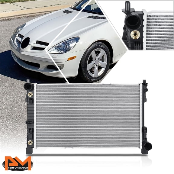 PM PERFORMOTOR for 05-07 Mercedes-Benz SLK350 SLK280 Aluminum Core Cooling Radiator DPI-13173