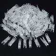 thumbnail image 1 of 100PCS Pince à Linge Transparente,Mini Pinces à Linge Transparente,Mini Clips de Foto en Plástico,M, 1 of 5