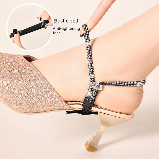 Zapatos de tacón alto, zapatos anticaída, zapatos anticaída, cordones para atar, mocasines, cordones, correas sin instalación, sandalias, sin tacón, correas con hebilla fija