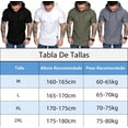 thumbnail image 2 of Sudadera Manga Corta De Verano Con Capucha Para Hombre, 2 of 5