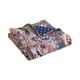 Levtex - Nanette - Quilted Throw - 50x60in. - Bohemian Paisley - Navy ...