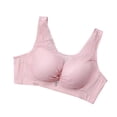 thumbnail image 4 of Sujetador de mujer Sexy Hacer subir Support Underwear Gathering Sujetador transpirable, gris rosa Scienceny AP001670-01, 4 of 7