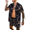 thumbnail image 3 of Conjunto Camisa Casual Para Hombre Conjunto Playa Hawaiana A, 3 of 8