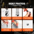 thumbnail image 4 of VEVOR Helicoil Thread Repair Kit, 166-Piece Metric HSS Drill Helicoil Repair Kit, M5 M6 M8 M10 M12 Heli Coil Rethreading Tool Kit with HSS Drill Bits Thread Inserts Taps Breakoff Installation Tools, 4 of 9