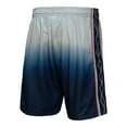 thumbnail image 3 of Men's Mitchell & Ness Gray/Blue New Jersey Nets 2006/07 Hardwood Classics Fadeaway Reload 3.0 Swingman Shorts, 3 of 4