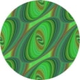 thumbnail image 1 of Ahgly Company Machine Washable Indoor Square Transitional Jungle Green Area Rugs, 3' Square, 1 of 7