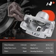 thumbnail image 2 of A-Premium Disc Brake Caliper Assembly with Bracket Compatible with Honda Odyssey 1999-2004 Acura MDX 2001-2002 Front Left and Right Side 2-PC, 2 of 9